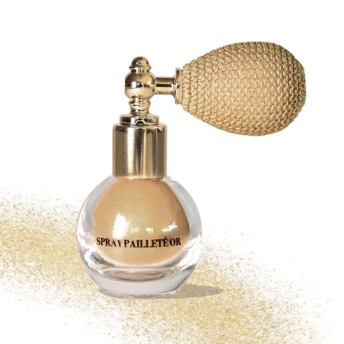 ParisaxSpray Poudre Pailletée Or Maquillage Corps 2025