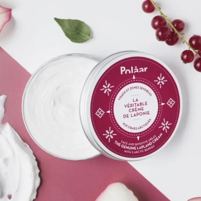 PolaarLa Véritable Crème de Laponie aux 3 Baies Arctiques Crème Visage et Zones Sensibles