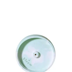 Porte Encens Bloom Vert Marbré en Béton