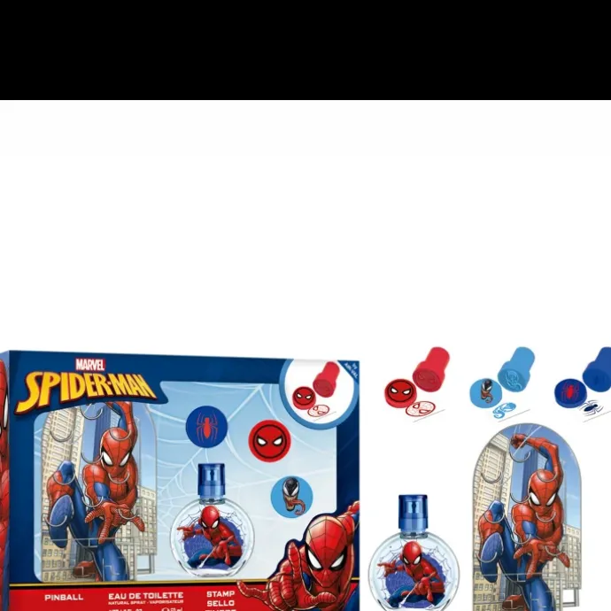 Pour les enfantsSpiderman Coffret Eau de Toilette, Mini Flipper et Tampons