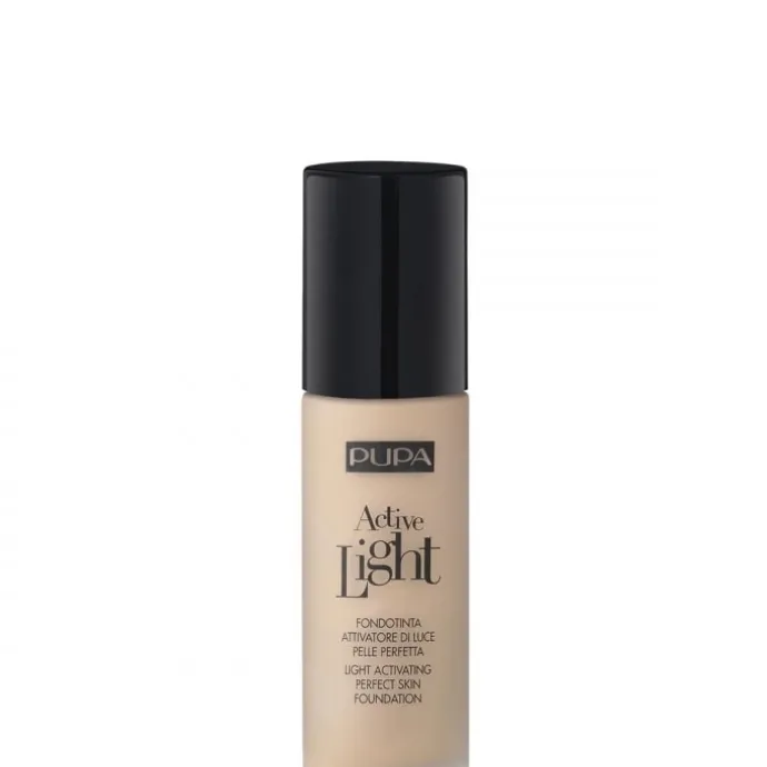 PupaActive Light Fond de Teint Activateur de Lumière Peau Parfaite SPF 10