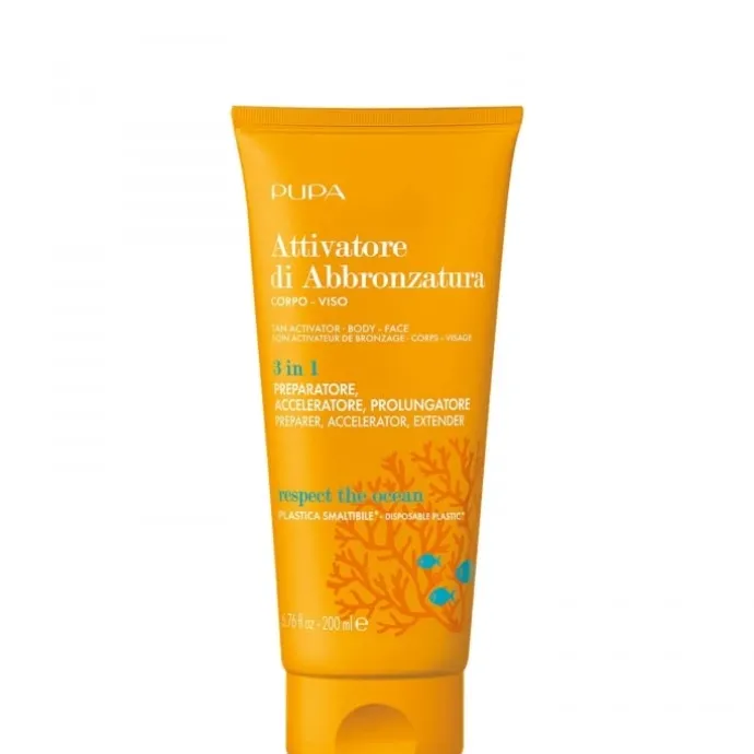 PupaSoin Activateur De Bronzage Corps Visage Activateur de bronzage 3 en 1