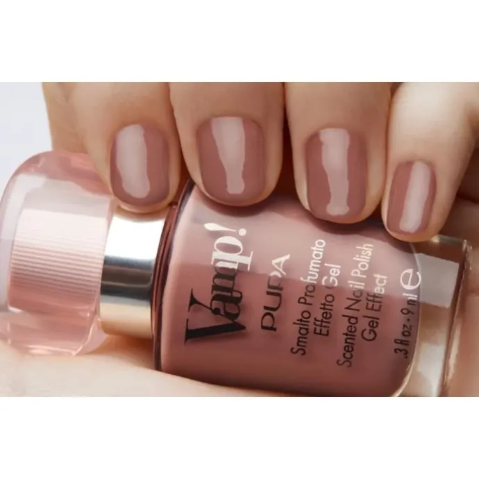 PupaVamp! Vernis à Ongles Parfumé Effet Gel Vernis parfumé effet gel à la fragrance rose