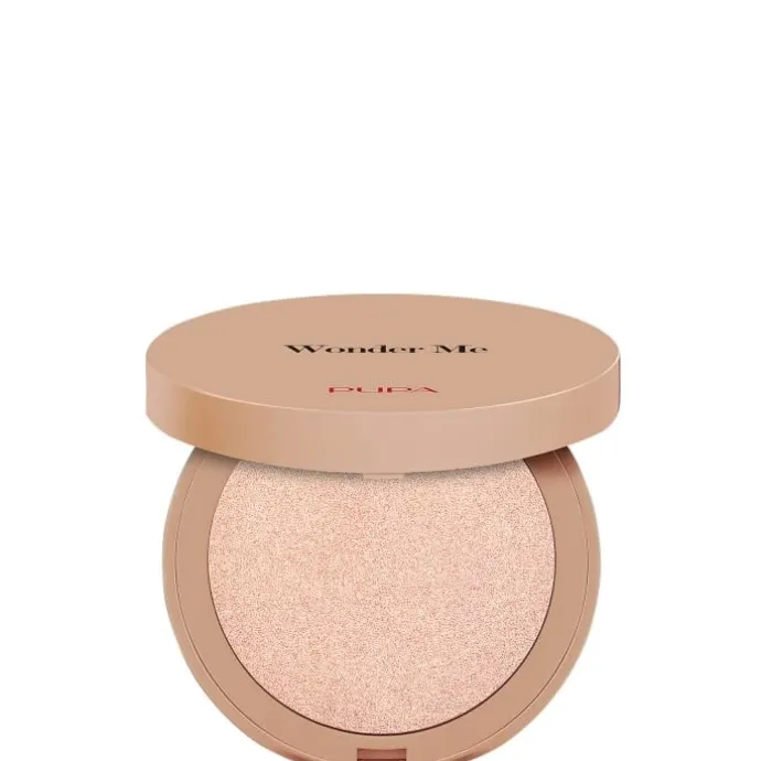 PupaWonder Me Glow Enlumineur Compact pour le Visage Zéro Effet Poudre