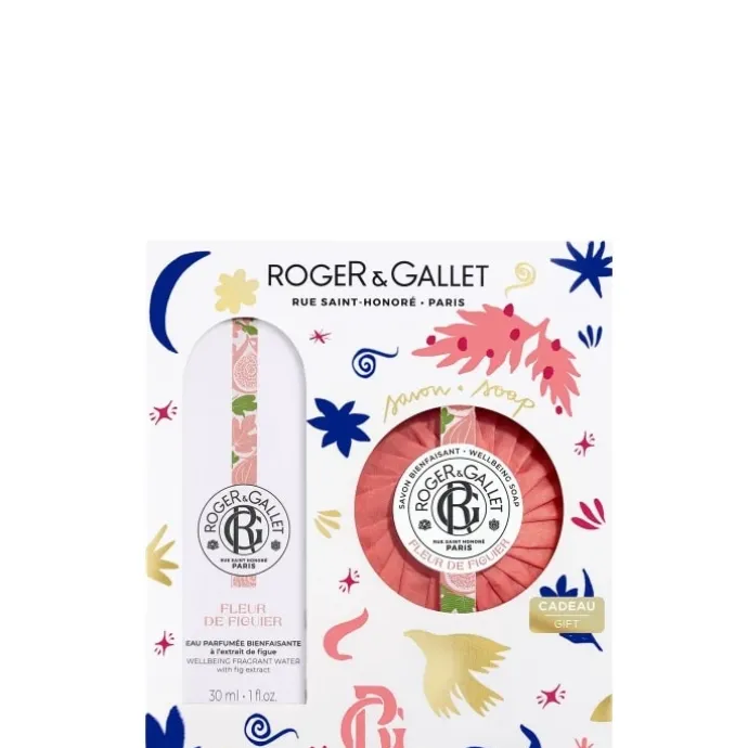 Roger&GalletFleur de Figuier Coffret Eau Parfumée Bienfaisante - Savon Parfumé