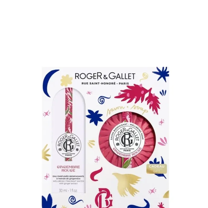 Roger&GalletGingembre Rouge Coffret Eau Parfumée Bienfaisante - Savon Parfumé