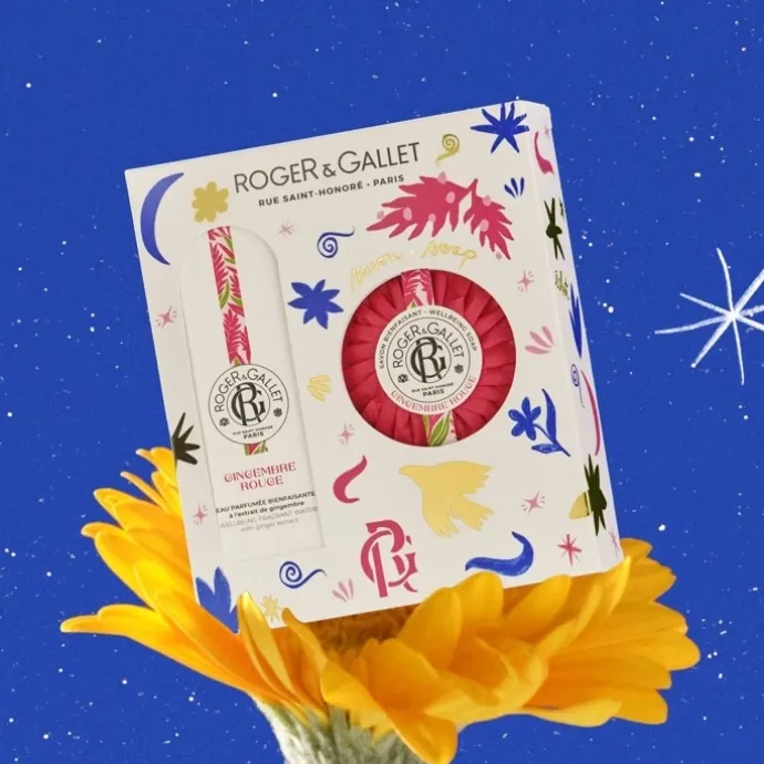 Roger&GalletGingembre Rouge Coffret Eau Parfumée Bienfaisante - Savon Parfumé