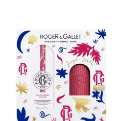 Roger&GalletGingembre Rouge Coffret Eau Parfumée Bienfaisante - Bougie Parfumée