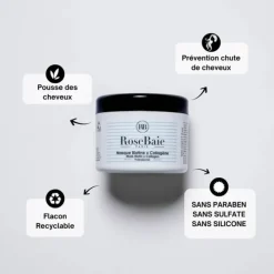 RoseBaie ParisBiotine x Collagène                Masque Reparation, Pousse et Reconstruction