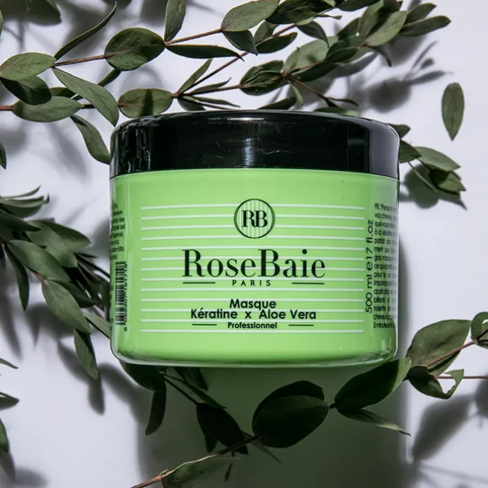 RoseBaie ParisKératine x Aloe Vera Masque Hydratant et Purifiant