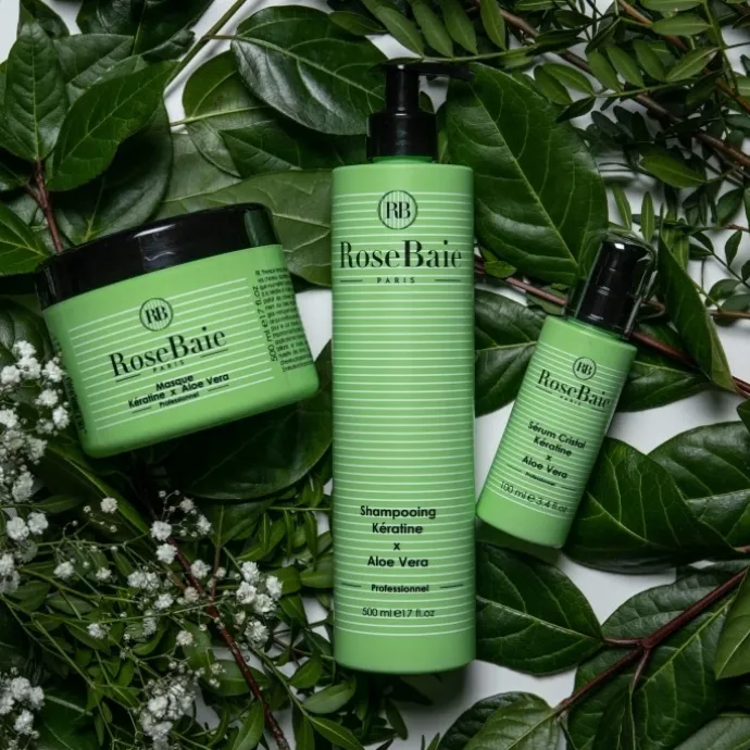 RoseBaie ParisKératine x Aloe Vera Shampooing Hydrant et Purifiant