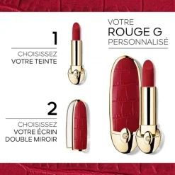 Rouge G de Guerlain Majestic Feathers La Recharge - Le Rouge à Lèvres Soin Personnalisable - Édition limitée