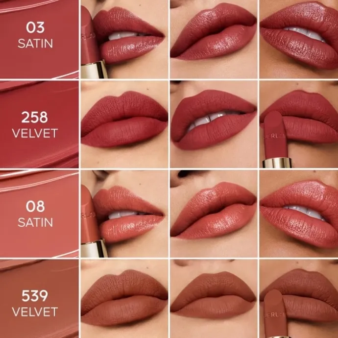 Rouge G de Guerlain Majestic Feathers La Recharge - Le Rouge à Lèvres Soin Personnalisable - Édition limitée