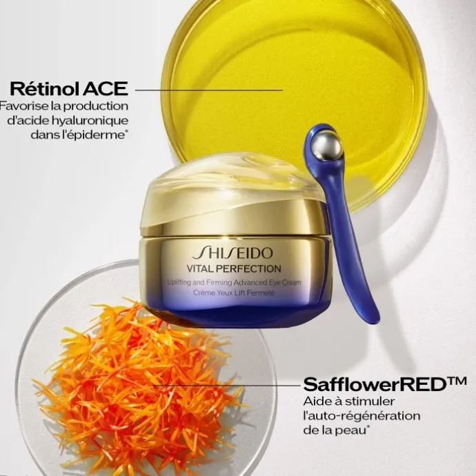 SHISEIDOVital Perfection Crème Yeux Lift Fermeté et Outil de Massage